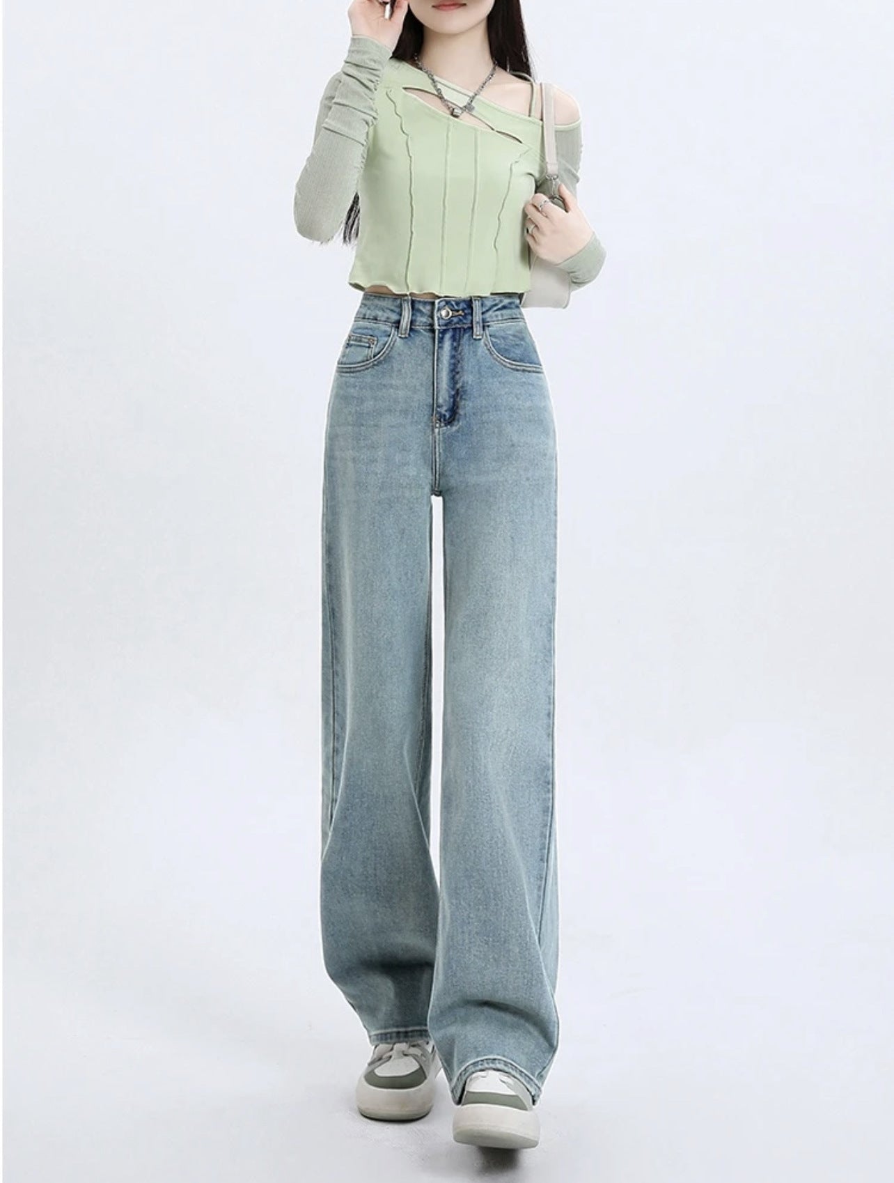 Jeans ragazza larghi store